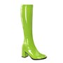 GoGo Stretch boots Lime 3" Heel