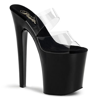 Xtreme Platform Black 8" Heel