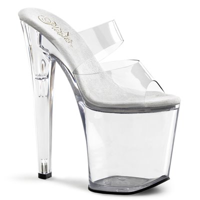 Xtreme Platform Clear 8" Heel