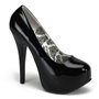 Teeze Platform Wide Width Black 5 3/4" Heel