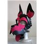 3-Tone Leather Dog Hood