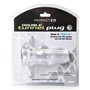 Perfect Fit - Double Tunnel Plug Large Clear