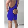 MASKULO - Wrestling Singlet Codpiece Open rear Royal Blue