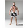 MASKULO - Wrestling Singlet Codpiece Open Rear Thigh Pads White