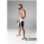 MASKULO - Wrestling Singlet Codpiece Open rear full thigh Pads White