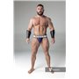 MASKULO - Fetish Jockstrap Detachable Codpiece Royal Blue