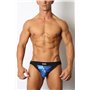 Foxhole Camo Mesh Jockstrap Blue