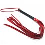 FLOGGER LEATHER RED STRINGS - 78cm - WOODEN HANDLE