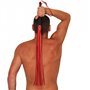FLOGGER LEATHER RED STRINGS - 78cm - WOODEN HANDLE