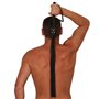 FLOGGER LEATHER BLACK STRINGS - 78cm - WOODEN HANDLE